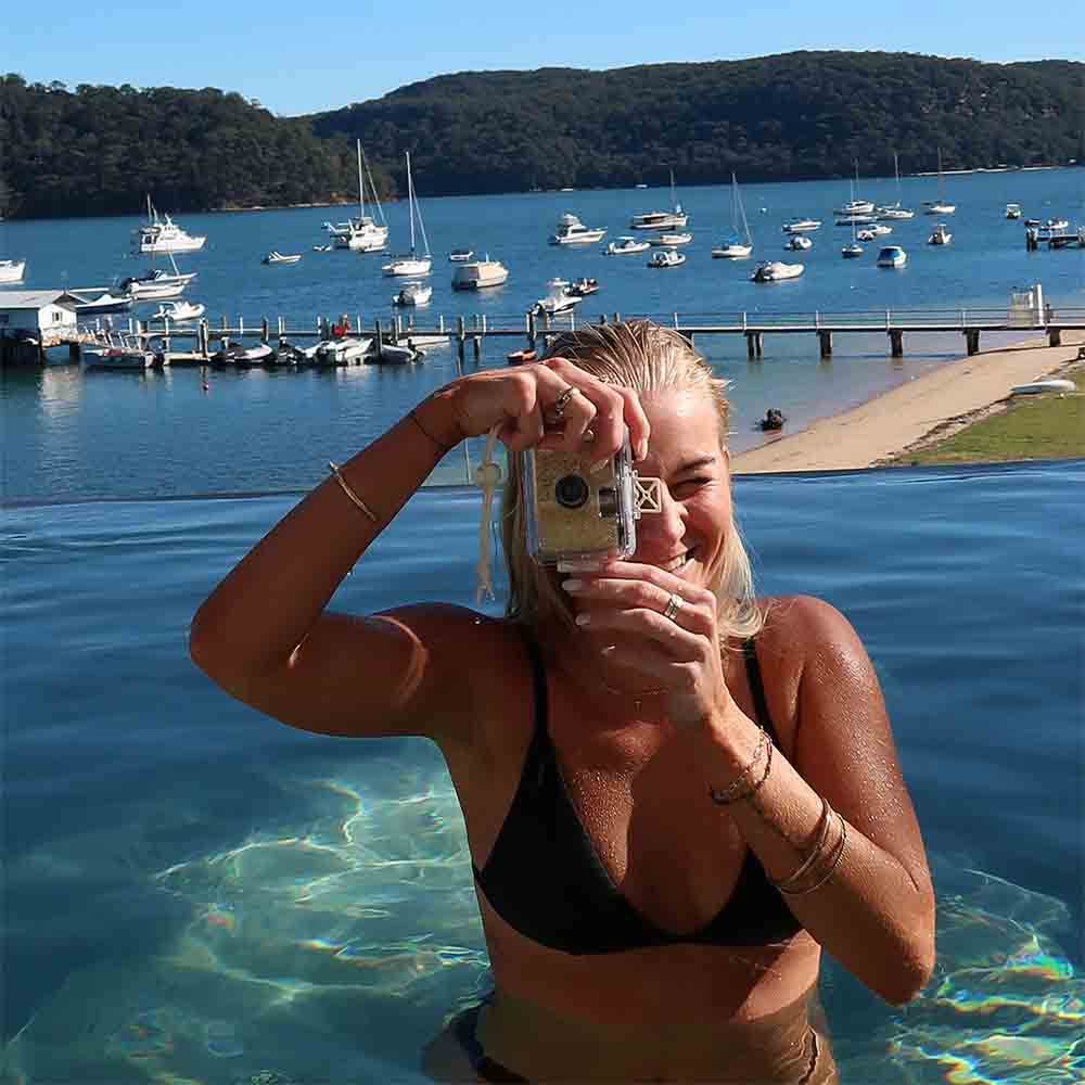 SUNNYLiFE Underwater Camera - Glitter Gold