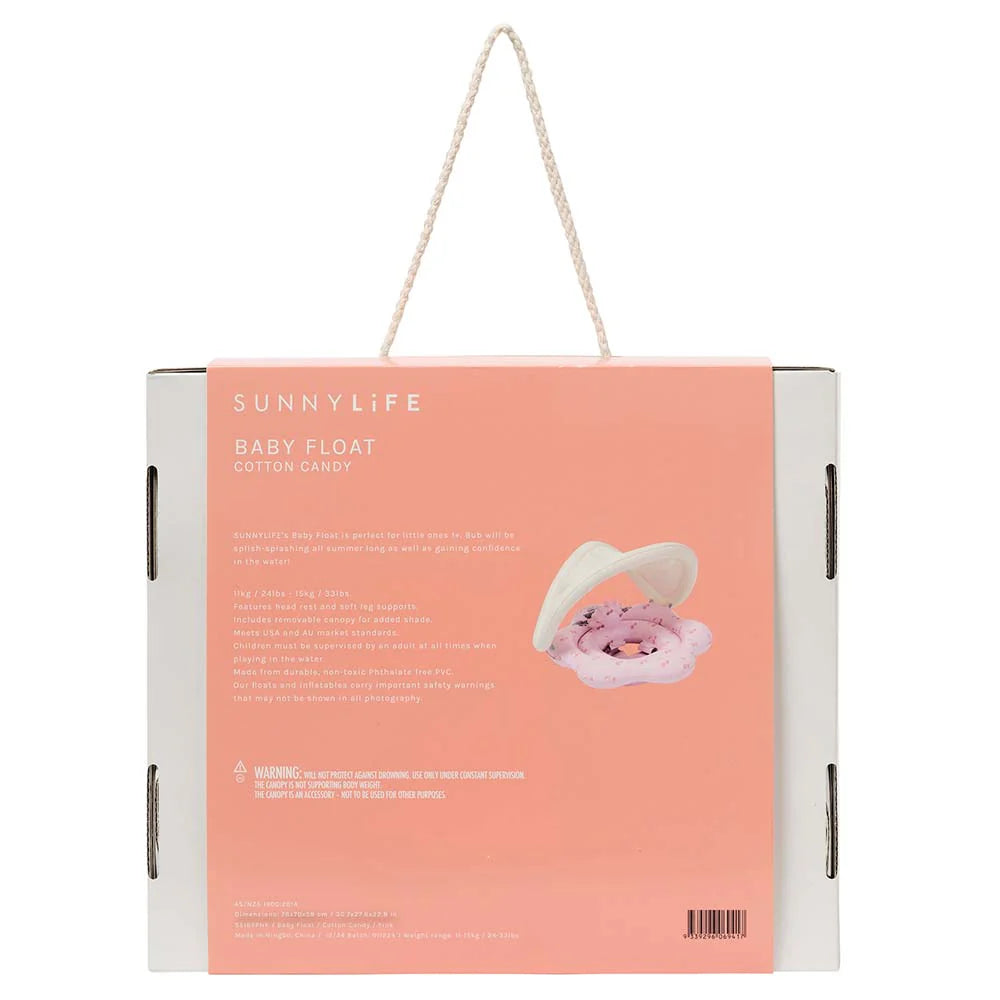 SUNNYLiFE Baby Float Cotton Candy Cherry