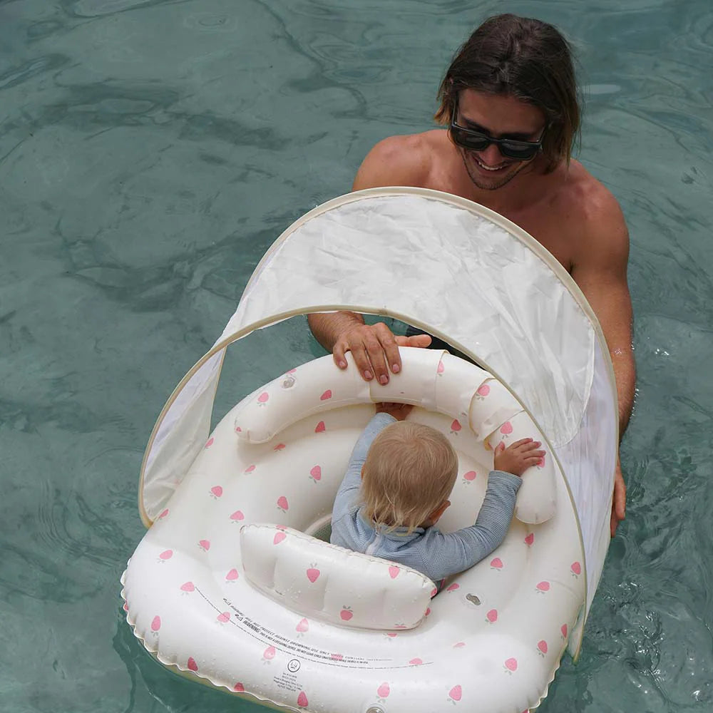 SUNNYLiFE Interactive Baby Float Strawberry Sunshine Pink