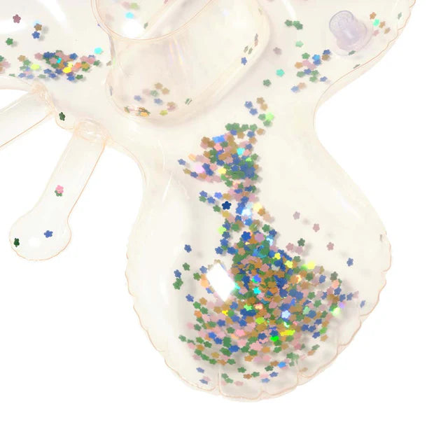 SUNNYLiFE Set of 2 Kids Inflatable Noodles Cotton Candy Glitter