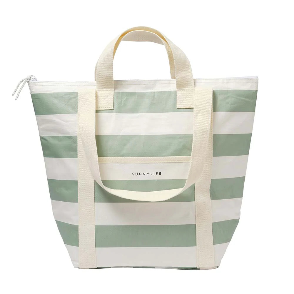 SUNNYLiFE Light Cooler Tote - Sage