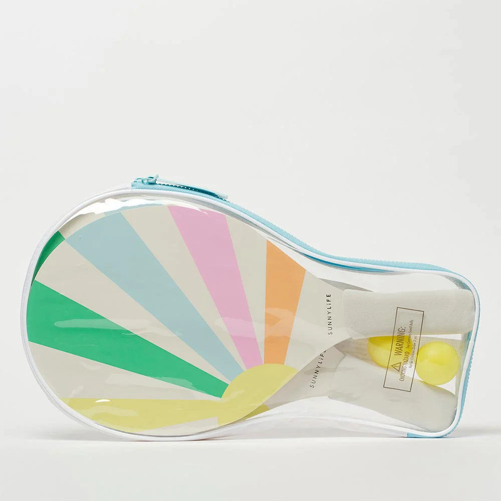 SUNNYLiFE Pool Side Beach Paddle Set Pastel Gelato